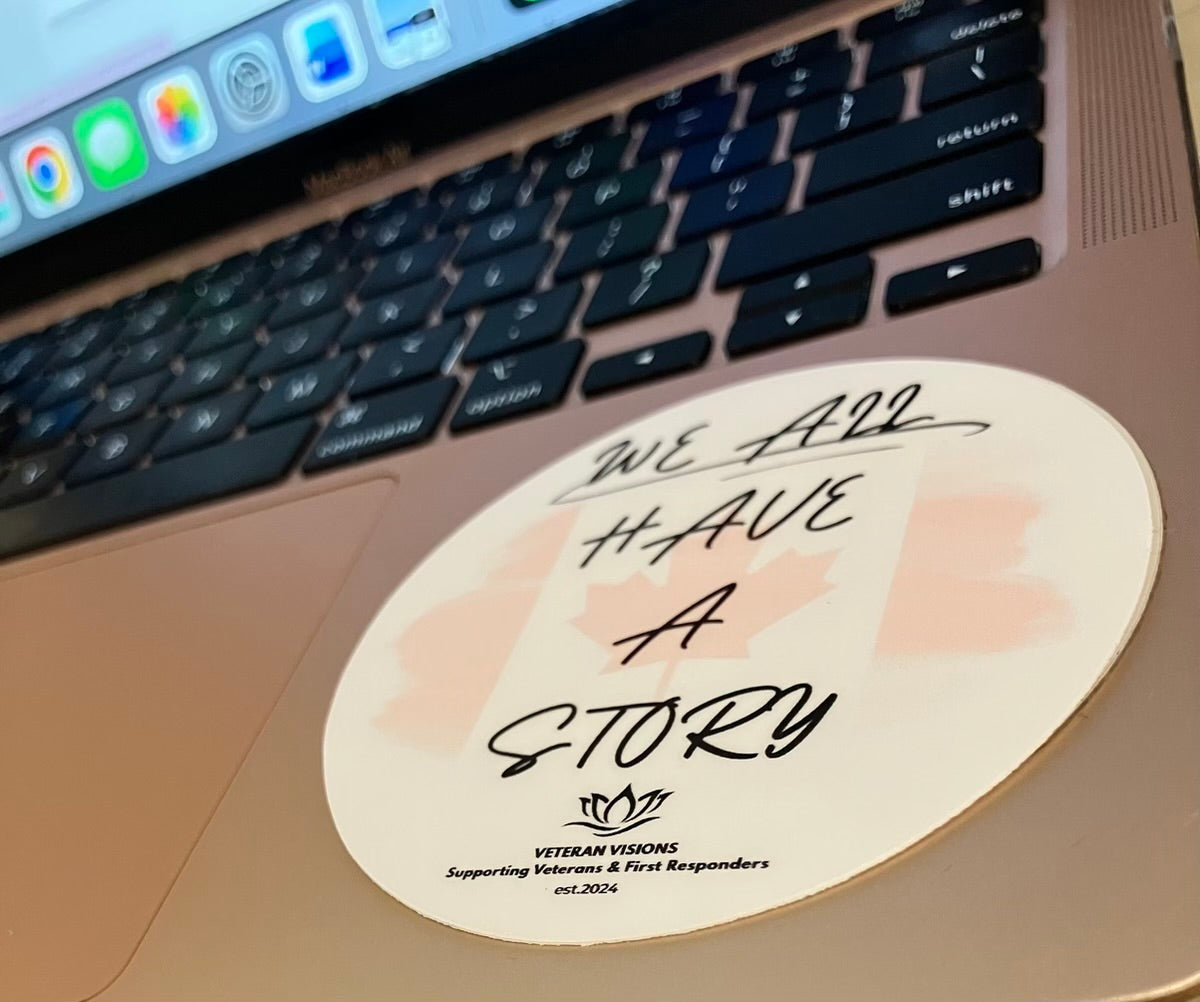 We All Have a Story Canadian Decal