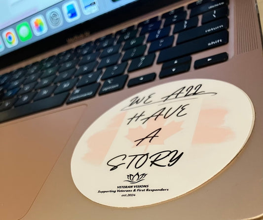 We All Have a Story Canadian Decal