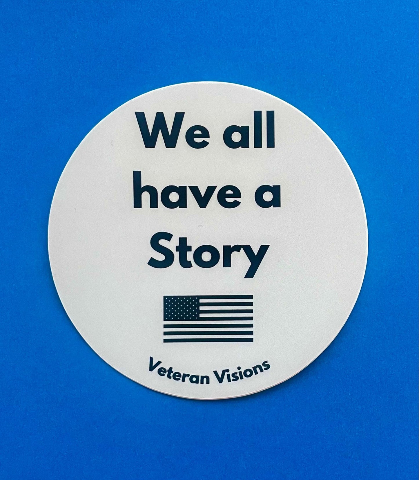 We All Have a Story USA Decal